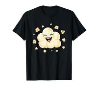 Feliz Popcorn Cartoon Movie Night Snack Lover Camiseta