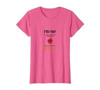 Feliz Profesor de Vie-ay: 5 días Abajo, 2 para recuperar la diversión de Apple Camiseta, Mujer, Rosa Jaspeado, XS