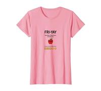 Feliz Profesor de Vie-ay: 5 días Abajo, 2 para recuperar la diversión de Apple Camiseta, Mujer, Rosado, XXL