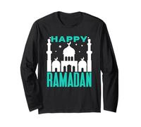 Feliz Ramadán Mubarak Eid Musulmán Kareem Manga Larga