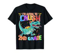 Feliz Regreso A La Escuela Mira Fuera Voy A Aplastar 2do Grado Camiseta