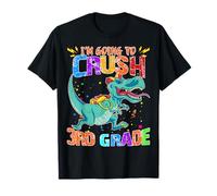 Feliz Regreso A La Escuela Mira Fuera Voy A Aplastar Tercer Grado Camiseta