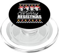 Feliz RESISTMAS The Squad Ugly Christmas Sweater Meme PopSockets PopGrip para MagSafe
