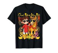 Feliz Tet Chuc Mung NAM Moi 2026 Li XI Me Please Niños Niñas Camiseta