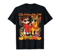 Feliz Tet Chuc Mung NAM Moi 2026 Li XI Me Please Niños Niñas Camiseta