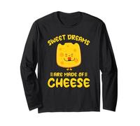 Feliz Trozo De Queso Sweet Dreams Are Made of Cheese Manga Larga