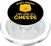 Feliz Trozo De Queso Sweet Dreams Are Made of Cheese PopSockets PopGrip para MagSafe