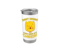 Feliz Trozo De Queso Sweet Dreams Are Made Of Cheese Vaso térmico de acero inoxidable de doble pared
