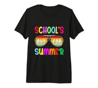 Feliz último día de Escuela Escuela de Maestros para el Verano Camiseta Premium