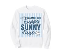 Feliz Verano Cita Positiva estética Linda Cara Sonriente Sudadera