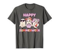 Feliz Verano Entre Verano Fantasma de Halloween Camiseta
