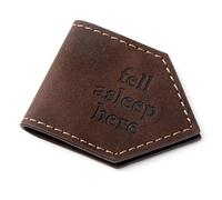 Fell Asleep Here - Marcapáginas magnético para leer para mujeres y hombres, piel sintética, regalos para amantes de los libros, bonito marcapáginas para novela,