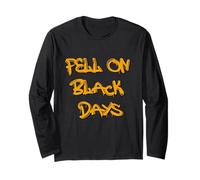 Fell on Black Days T-Shirt - Moody & Grunge-Inspired Design Manga Larga