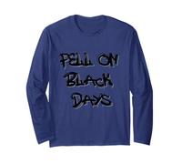Fell on Black Days T-Shirt - Moody & Grunge-Inspired Design Manga Larga
