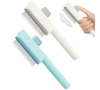 Fellblitz Cepillo para gatos, cepillo autolimpiable para el cuidado del pelo largo y corto, cepillo para gatos, cepillo milagro para perro, cepillo para gatos para eliminar el pelo mate, nudos