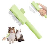 Fellblitz Cepillo para gatos, cepillo autolimpiante para el cuidado del pelo largo y corto, cepillo para gatos, cepillo milagro para perro, cepillo para gatos para eliminar el pelo mate, nudos