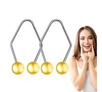 Fellflying Entrenador de sonrisas | Entrenador de sonrisas compacto de acero inoxidable Cómodo de llevar - Suministros de azafata de aerolínea para dormir, trabajar, leer, estudiar, escribir