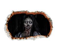 Fellflying Etiqueta Engomada Del Zombi Espeluznante,Pegatinas De Pared De Zombis - Pegatinas de zombies Calcomanías espeluznantes de Halloween,Decoración de temporada, pegatinas festivas de pared para
