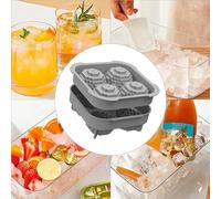 Fellflying Molde para Bolas de Hielo de Golf | Silicona Suave Para Congelador - Bandeja De Hielo De Silicona | Para Tequila Vodka Fruta Gelatina Chocolate Vainilla Salsa Pudín