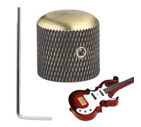 Fellflying Perilla de guitarra, Perillas de bajo | Perillas de cúpula de bajo con llave - Control de velocidad de guitarra, piezas de bajo eléctrico para una mejor jugabilidad