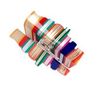 Fellflying Pinzas para el cabello coloridas,Pinza en forma de libro para mujeres - Accesorios de cola de caballo para el día a día fotos al aire libre viajes citas