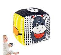 Fellflying Sonajero, sonajero para s - Bola de agarre de mano de tela para niños pequeños, bola de sonajero para niños pequeños, bolas coloridas para niños, bola de sensor de textura suave, fácil de