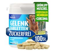 FELLNASE Pastillas articulares para Perros - Alimento Premium con fórmula Totalmente Transparente y sin azúcar - Fabricado en Alemania - Paquete Ahorro de 100 Pastillas