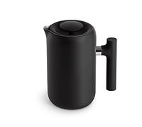 Fellow Cafetera aislada Clara con sistema de filtración mejorado - Prensa francesa portátil de acero inoxidable - Jarra de 24 oz - Negro mate