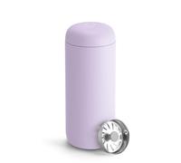 Fellow Carter Move - Taza de viaje de acero inoxidable con aislamiento al vacío para café y té con interior de cerámica y protector contra salpicaduras, color morado lavanda, taza de 16 onzas