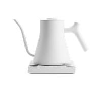 Hervidor eléctrico de cuello de cisne Fellow Stagg EKG Pro - Café filtrado a mano (pour-over) y tetera, calentamiento rápido, control preciso de la temperatura, programación, EU Blanco mate