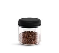 Fellow Recipiente de vacío para almacenamiento de café y alimentos, bomba de vacío integrada, sello hermético 0,7 litros Vaso transparente