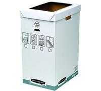 Fellowes 0193201 - Papelera de reciclaje R-KIVE , cartón