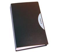 Fellowes 40345 tarjeta de visita carpeta Office Suites 120, con funda, color negro