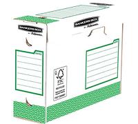 Fellowes 4474302 archivador organizador Papel Verde, Blanco - Organizador de almacenaje (Papel, Verde, Blanco, A4, 100 mm, 253 mm, 345 mm)
