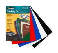 Fellowes 5136001 - Portadas para encuadernar de cartón extra rígido, A4, rojo