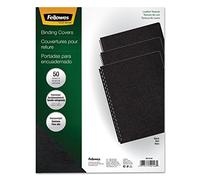 Fellowes 52146 - Cartas de gran tamaño, color negro, 50 unidades