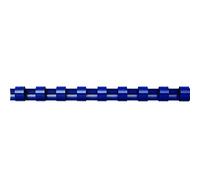 Fellowes 5331302 - Canutillos de plástico para encuadernar, 12 mm, azul