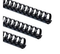 Fellowes 5349302 - Canutillos de plástico para encuadernar, 32 mm, negro