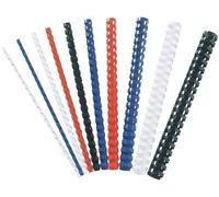 Fellowes 5349802 - Canutillos de plástico para encuadernar, 45 mm, blanco