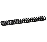 Fellowes 5350502 - Canutillos de plástico para encuadernar, 51 mm, negro
