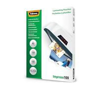 Fellowes 5351002 - Pack de 100 fundas para plastificar, A5, acabado brillo, 100 micras
