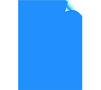 Fellowes 5377101 - Portadas para encuadernar de PVC transparente, A4, azul
