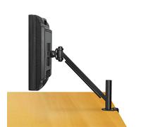 Fellowes 8038201 Brazo para monitor plano de 21 pulgadas, ajustable, 4-3/4 pulgadas x 14-1/2 pulgadas x 24 pulgadas, negro