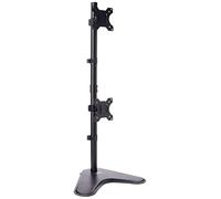 Fellowes Freestanding Dual Vertical Monitor Arm Max 16 kg Black