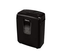 Fellowes 8Mc - Trituradora de Papel, microcorte, destruye hasta 8 Hojas, destructora de Papel Uso Personal, Papelera 14L, Nivel de Seguridad DIN-P4, con Bloqueo de Seguridad, Color Negro