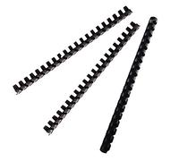 Fellowes 8mm, 100pk - Accesorio para encuadernado (100pk, Negro, De plástico)