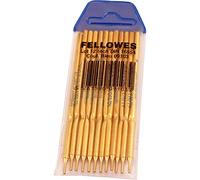 Fellowes Bolígrafos 910301 con base – Pack de 12