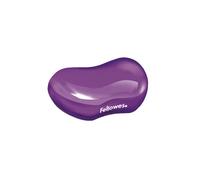 Fellowes Gel Crystals - Reposamuñecas flexible, violeta