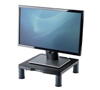 Fellowes - Soporte Elevador para Monitor estándar, para Ordenador de sobremesa y portátil, Ajustable en Altura, Color Grafito