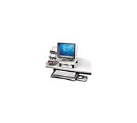 Fellowes 93804 - Bandeja para Teclado con Altura Ajustable y Bandeja para El Ratón, Color Negro Grafito